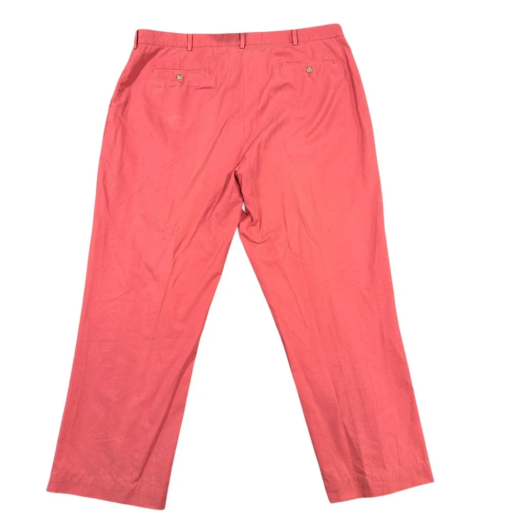 VINTAGE Polo Ralph Lauren Mens 42x30 Salmon Pink Chino Pants‎ 100% Cotton Macau